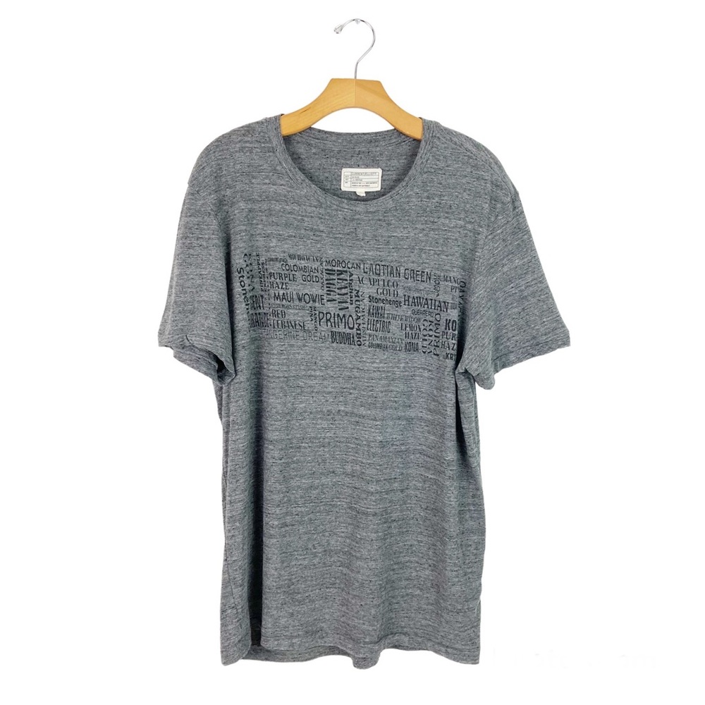 Current/Elliott L.A. Heritage Gray Graphic Tee Large